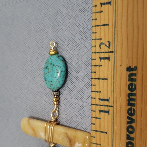 New Beautiful Natural and Genuine Multi Stone Statement Necklace - Picture 6 of 7